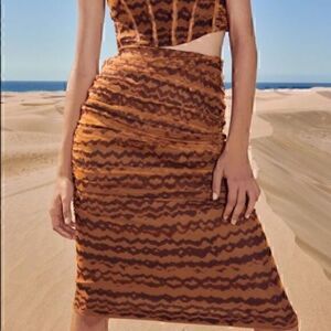 ZARA Tulle midi skirt